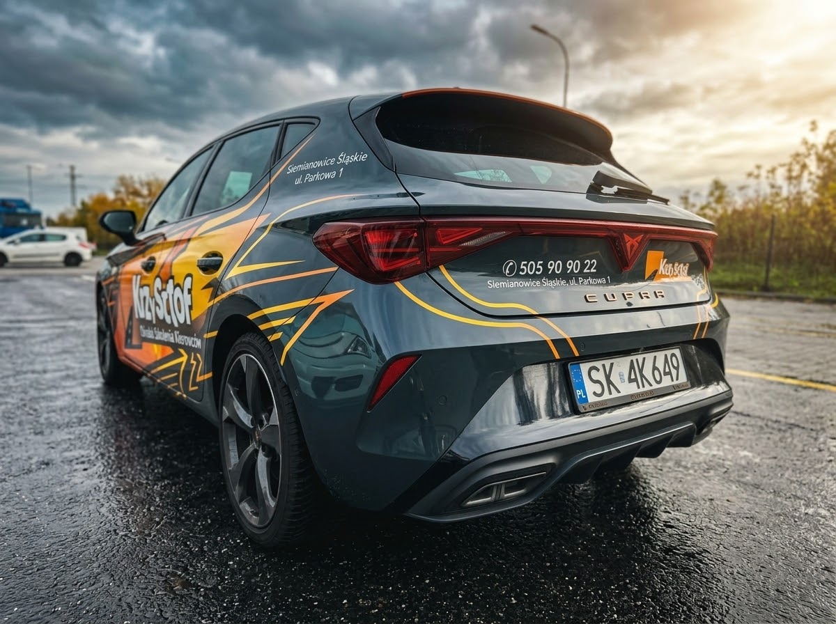 Tył i pas świetlny Cupra Leon OSK Krzysztof